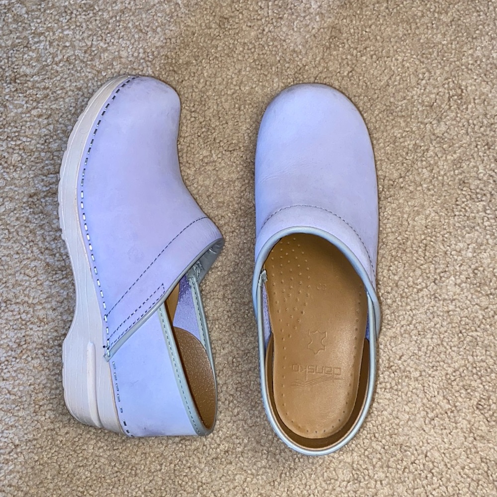 Dansko clogs lavender